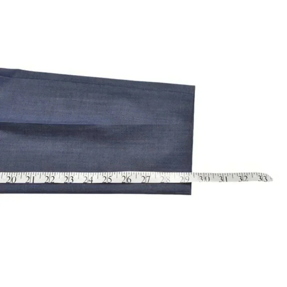 Banana Republic Wool Trousers Work Dress Pants Blue Size 6 - Picture 9 of 9